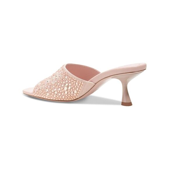 KATE SPADE NEW YORK Womens Pink Malibu Open Slip On Leather Heeled Sandal 5 B - Picture 2 of 4